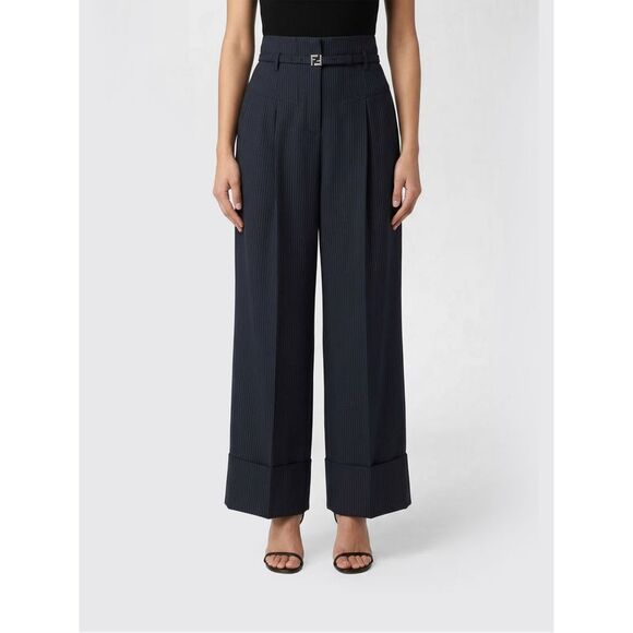 Fendi Pants Woman Blue